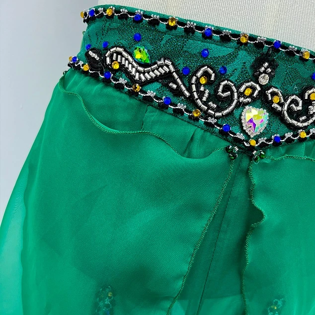 Gr&uuml;nes zweiteiliges Ballett-Outfit | R1312