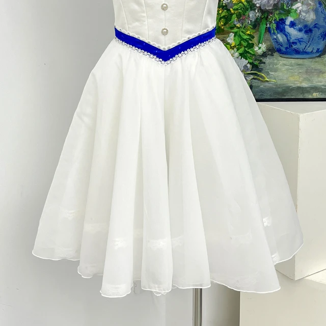 White Peasant Ballet Dress Graduation Party Ballet Costume|BLC2623