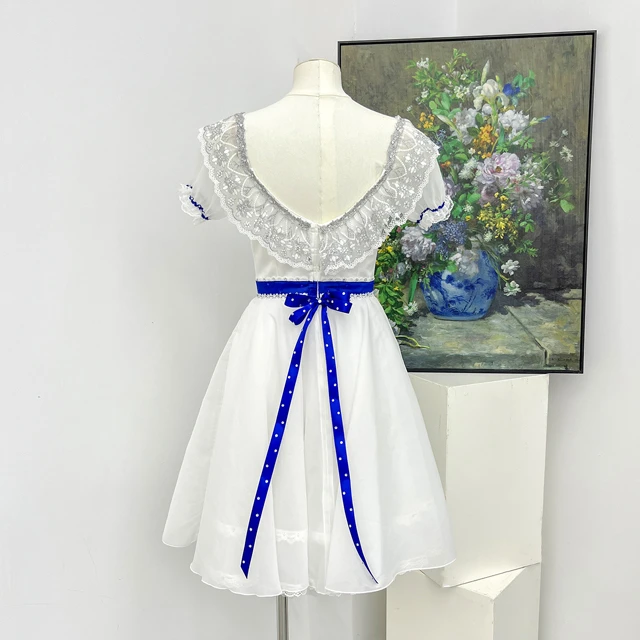 White Peasant Ballet Dress Graduation Party Ballet Costume|BLC2623